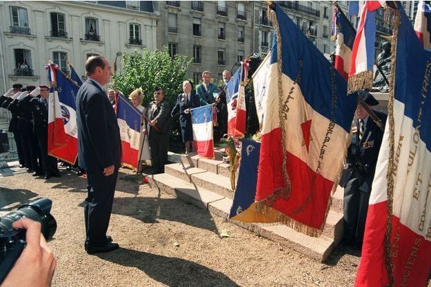 Jacques Chirac on the 16th of July, 1995 