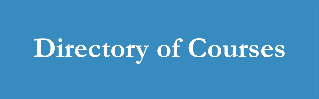 Directory of Courses