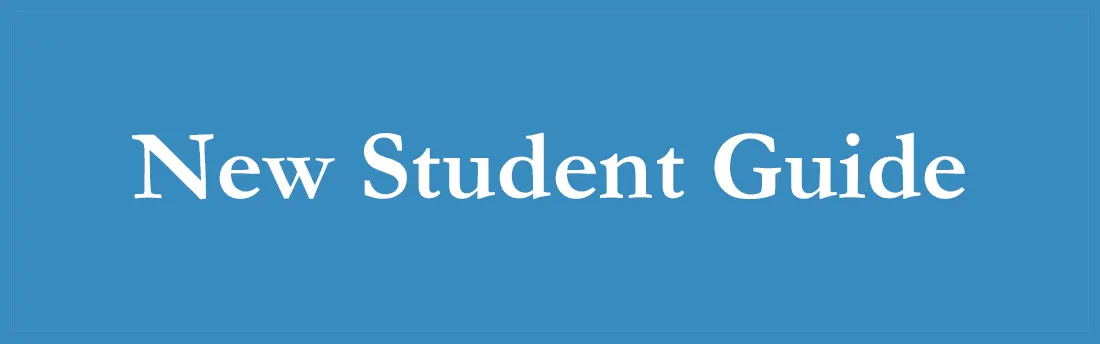 New student guide